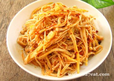 红油冬笋金针菇的做法 红油冬笋金针菇的做法