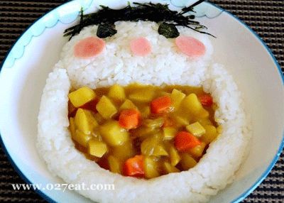 大嘴宝宝咖喱饭的做法图片,如何做,大嘴宝宝咖喱饭怎么做好吃详细步骤的做法