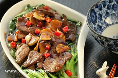 猪肝蚝油菠菜的做法 猪肝蚝油菠菜的做法