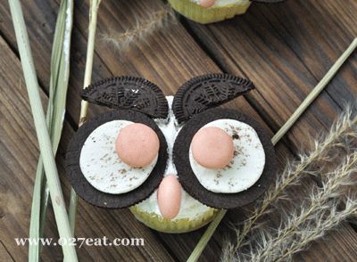 猫头鹰小蛋糕的做法图片,如何做,猫头鹰小蛋糕怎么做好吃详细步骤的做法