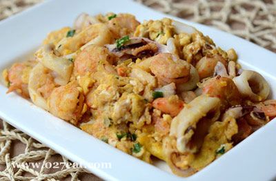 马拉盏海鲜炒蛋的做法 马拉盏海鲜炒蛋的做法