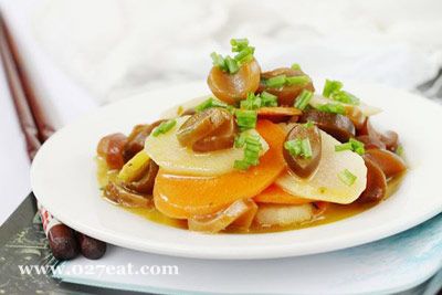 南极海茸筋炒双蔬的做法图片,如何做,南极海茸筋炒双蔬怎么做好吃详细步骤的做法