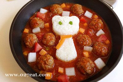 肉丸子烩饭的做法 肉丸子烩饭的做法