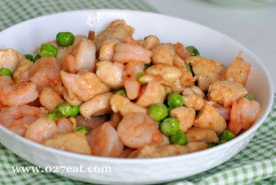 鸡丁炒虾仁的做法 鸡丁炒虾仁的做法