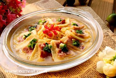 咸肉冬笋蒸干丝的做法 咸肉冬笋蒸干丝的做法