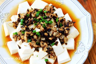芽菜肉末蒸豆腐的做法 芽菜肉末蒸豆腐的做法