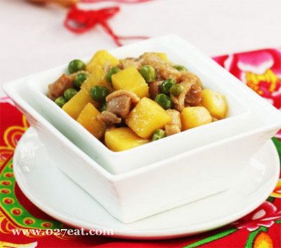 凤梨炒鸭丁的做法图片,如何做,凤梨炒鸭丁怎么做好吃详细步骤的做法