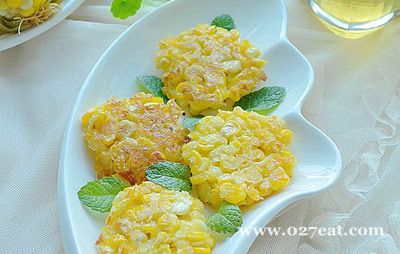 【黄金玉米小煎饼】的做法 【黄金玉米小煎饼】的做法