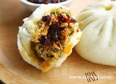 梅菜笋丝包的做法图片,如何做,梅菜笋丝包怎么做好吃详细步骤 www.027eat.com