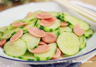 黄瓜炒火腿的做法 黄瓜炒火腿的做法