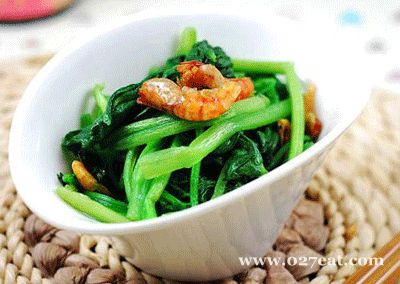 海米菠菜的做法步骤的做法