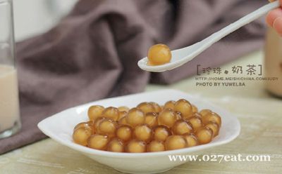 珍珠奶茶的做法图片,如何做,珍珠奶茶怎么做好吃详细步骤 www.027eat.com