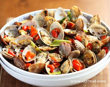 豉椒炒花蛤的做法图片,如何做,豉椒炒花蛤怎么做好吃详细步骤的做法