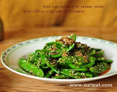 脆拌荷兰豆的做法图片,如何做,脆拌荷兰豆怎么做好吃详细步骤的做法