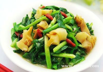 海螺炒韭菜的做法图片,如何做,海螺炒韭菜怎么做好吃详细步骤的做法