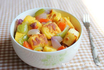 时蔬炒馒头的做法步骤的做法