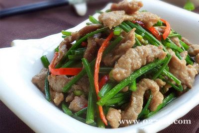 韭苔炒牛肉的做法 韭苔炒牛肉的做法