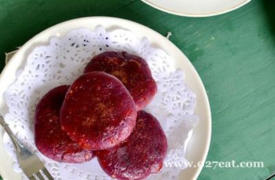 紫薯煎饼的做法 紫薯煎饼的做法