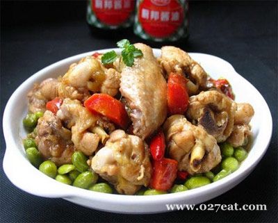 清烧毛豆鸡块的做法图片,如何做,清烧毛豆鸡块怎么做好吃详细步骤的做法