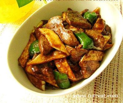 青椒泡姜炒猪肝的做法 青椒泡姜炒猪肝的做法