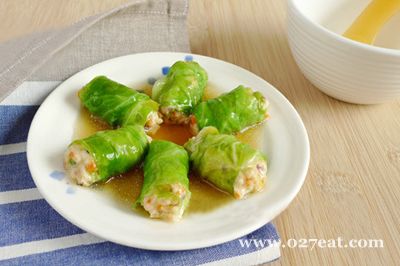 蒸包心菜肉卷的做法 蒸包心菜肉卷的做法