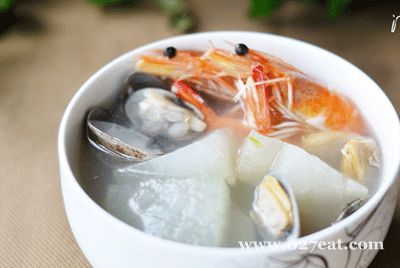 海鲜冬瓜汤的做法图片,如何做,海鲜冬瓜汤怎么做好吃详细步骤的做法