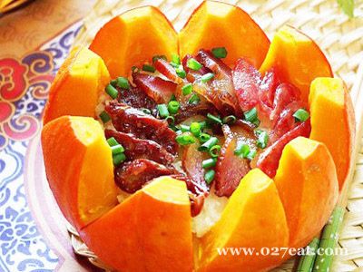 腊味合蒸金瓜煲的做法图片,如何做,腊味合蒸金瓜煲怎么做好吃详细步骤的做法