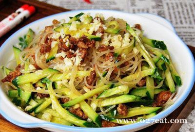 肉末粉丝拌黄瓜的做法 肉末粉丝拌黄瓜的做法