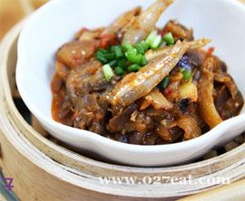 小咸鱼焖茄子的做法图片,如何做,小咸鱼焖茄子怎么做好吃详细步骤的做法