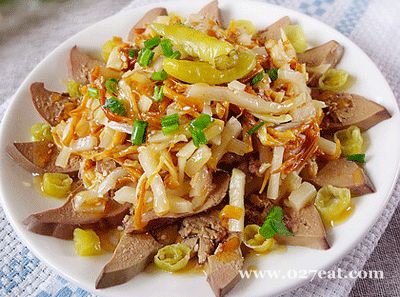 金针玉笋拌鸡肝的做法图片,如何做,金针玉笋拌鸡肝怎么做好吃详细步骤的做法