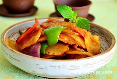 香辣干锅土豆片的做法 香辣干锅土豆片的做法