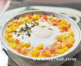 彩椒蒸蛋的做法图片,如何做,彩椒蒸蛋怎么做好吃详细步骤的做法