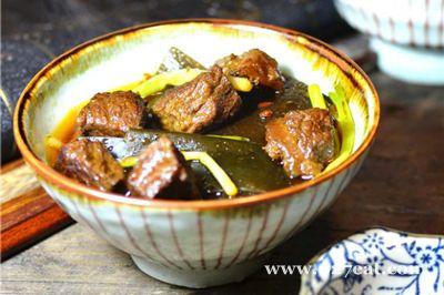 牛肉烧海带的做法 牛肉烧海带的做法