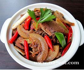 干锅牛头肉的做法 干锅牛头肉的做法