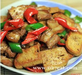 布包豆腐炒肉片的做法图片,如何做,布包豆腐炒肉片怎么做好吃详细步骤的做法