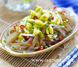 粉条伴豆芽的做法图片,如何做,粉条伴豆芽怎么做好吃详细步骤的做法