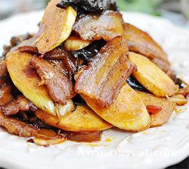 回锅肉炒茭白的做法 回锅肉炒茭白的做法